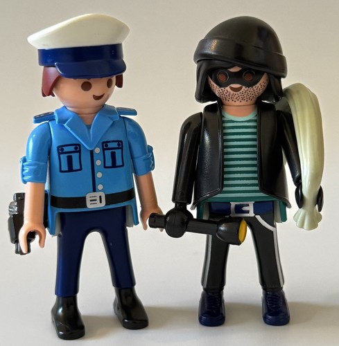 Playmobil police and burglar - playmobil,