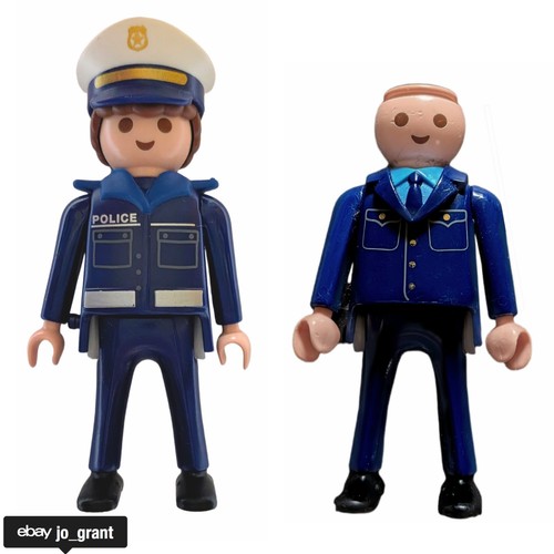 Playmobil police men figures - playmobil, x