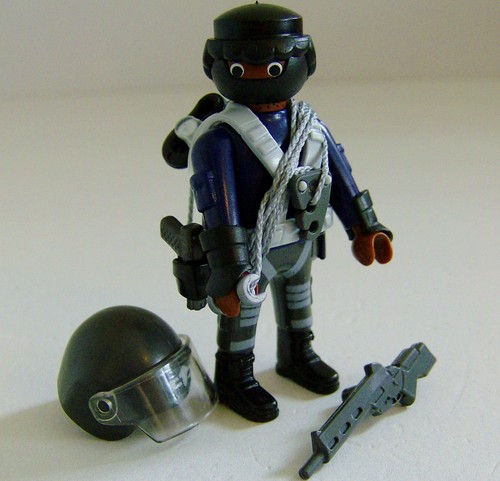 Playmobil police swat team - police,