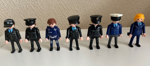 Playmobil police figures - -,