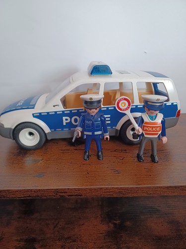 Playmobil police car - police, and